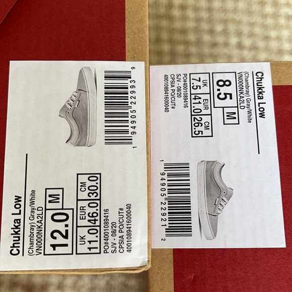 Vans Chukka Low Chambray Grey/White WMNS - Picture 16 of 16